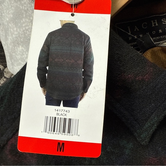 jachs wool blend jacket. nwt. warm. nice pattern. pockets. mens medium. - Picture 13 of 16